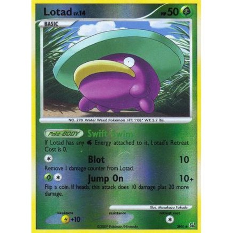 Lotad (Shiny) SH4/127 - Platinum Reverse Holofoil