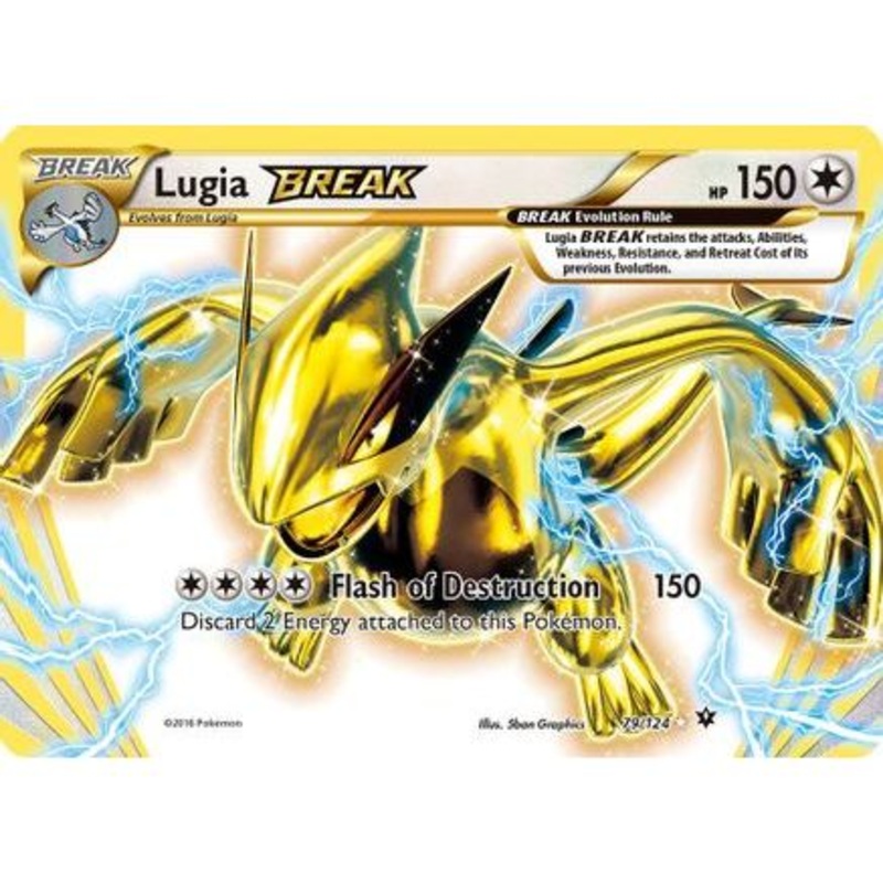 Lugia BREAK 79/124 - XY  Fates Collide Holofoil