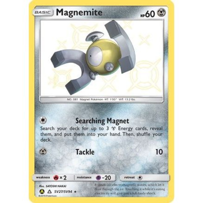 Magnemite SV27/94 - Hidden Fates Shiny Vault Holofoil