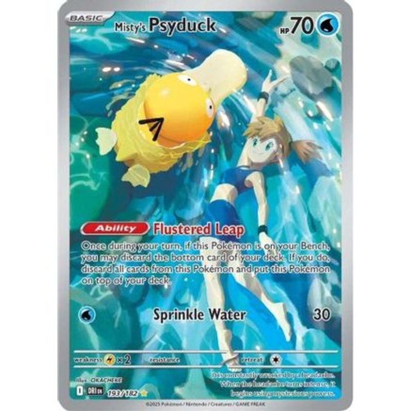 Misty's Psyduck - 193/182 193 - SV10 Destined Rivals Holofoil
