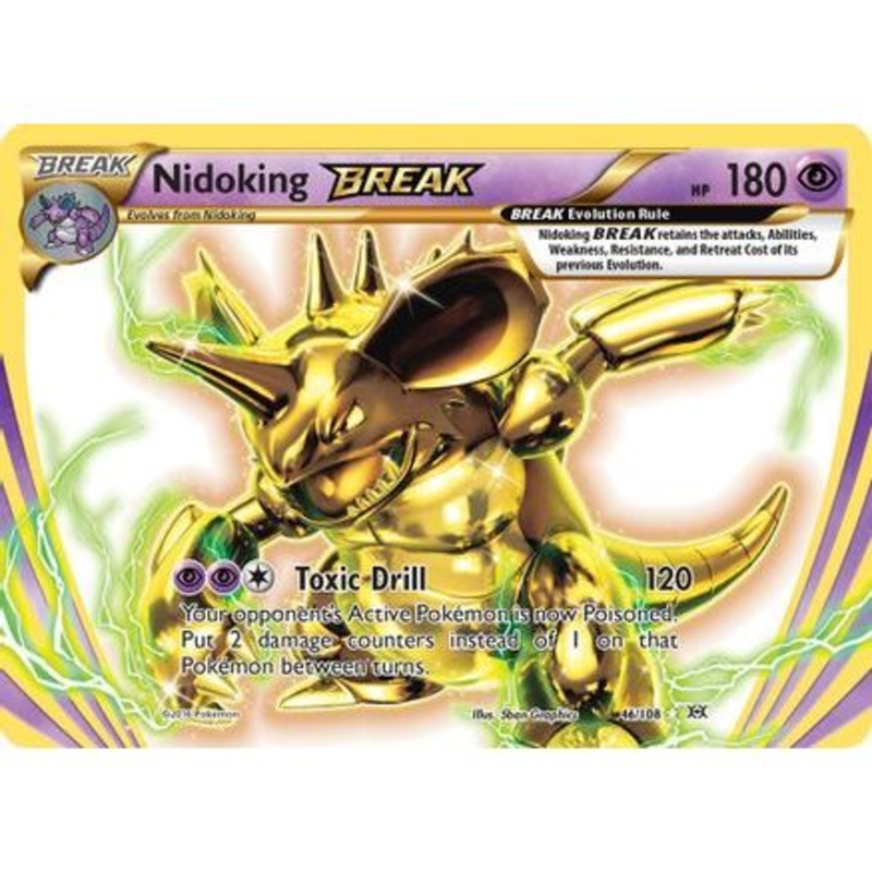 Nidoking BREAK 46/108 - XY  Evolutions Holofoil