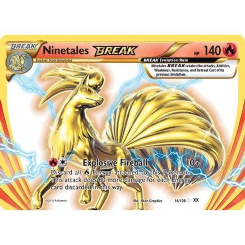Ninetales BREAK 16/108 - XY  Evolutions Holofoil