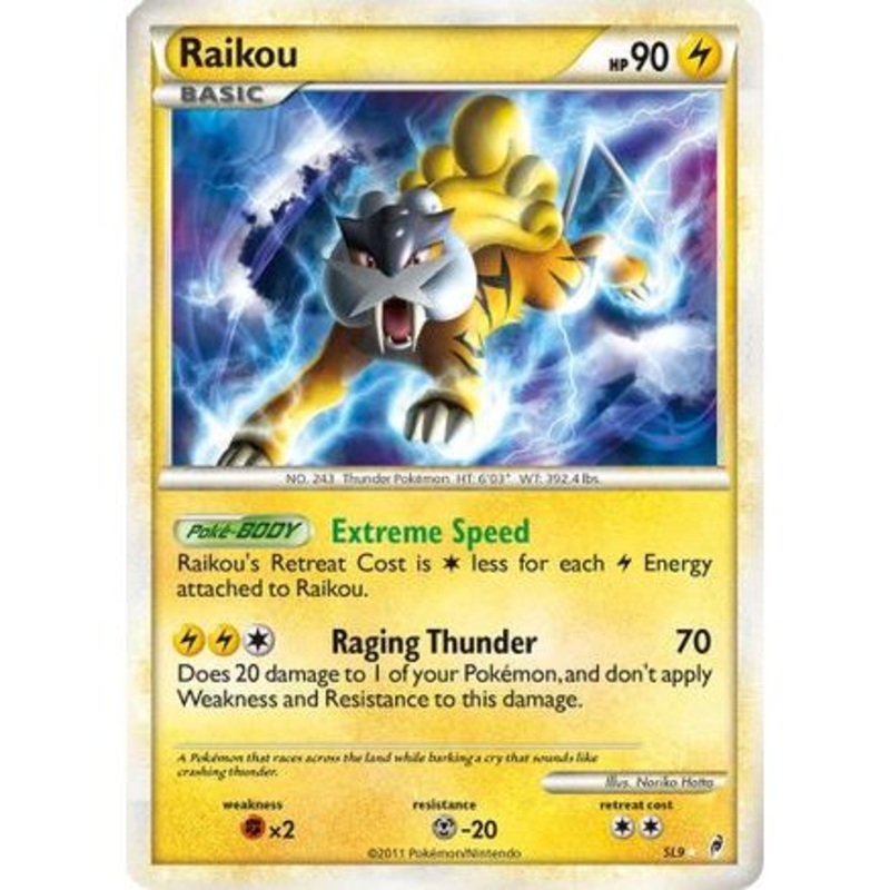 Raikou (Shiny) SL9/95 - Call of Legends Holofoil