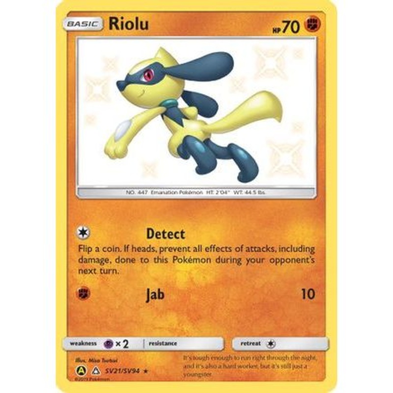 Riolu SV21/94 - Hidden Fates Shiny Vault Holofoil