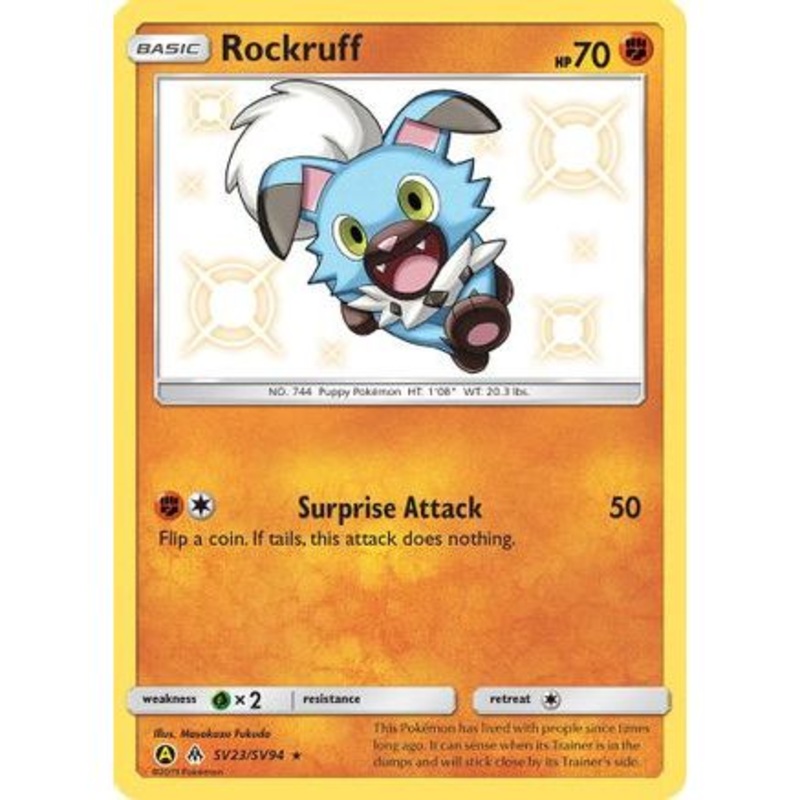 Rockruff SV23/94 - Hidden Fates Shiny Vault Holofoil