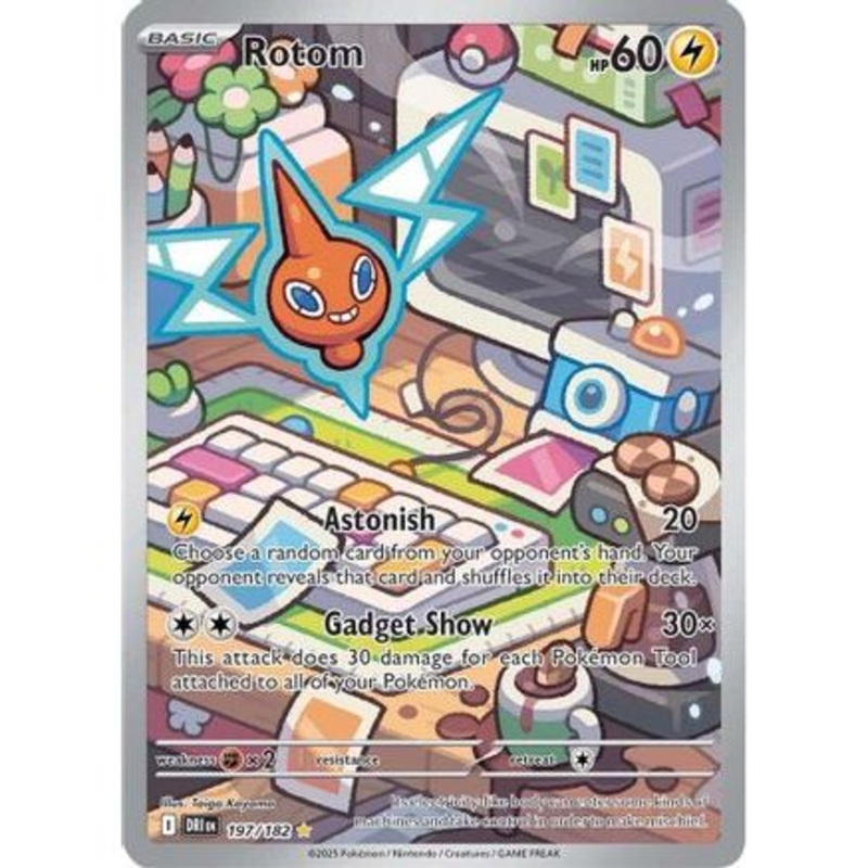 Rotom - 197/182 197 - SV10 Destined Rivals Holofoil
