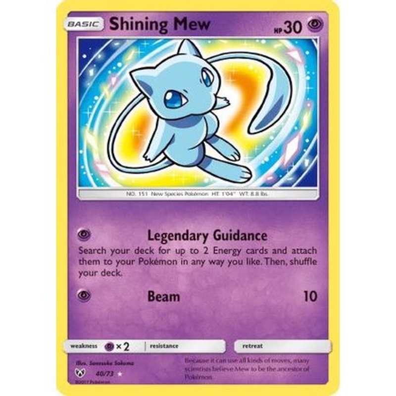 Shining Mew 40/73 - Shining Legends Holofoil