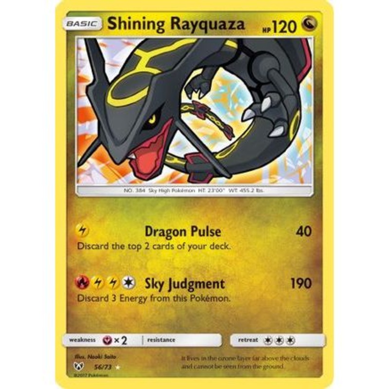 Shining Rayquaza 56/73 - Shining Legends Holofoil