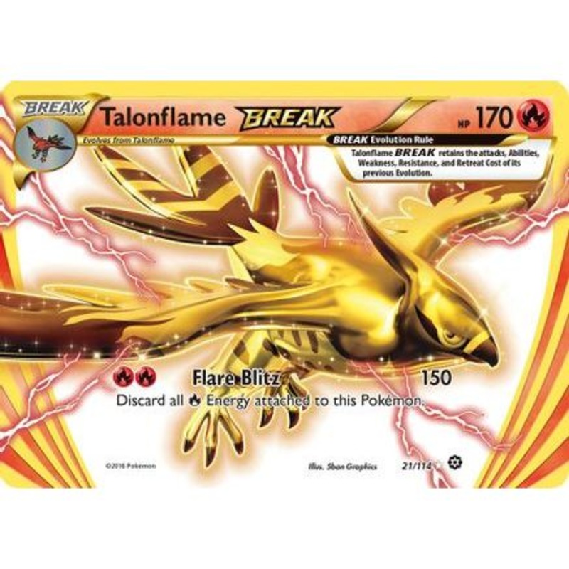 Talonflame BREAK 21/114 - XY  Steam Siege Holofoil