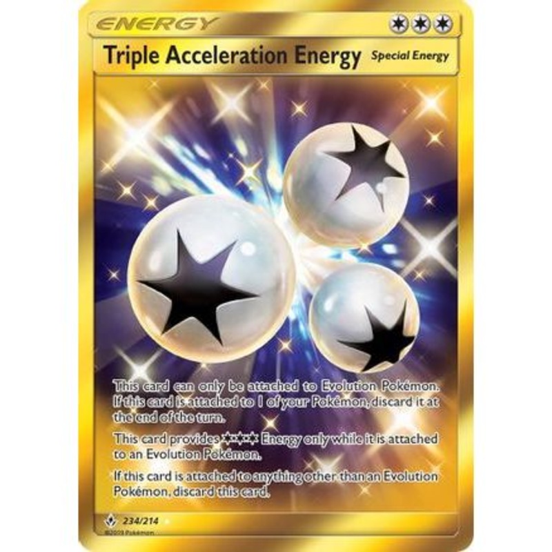 Triple Acceleration Energy (Secret) 234/214 - SM  Unbroken Bonds Holofoil
