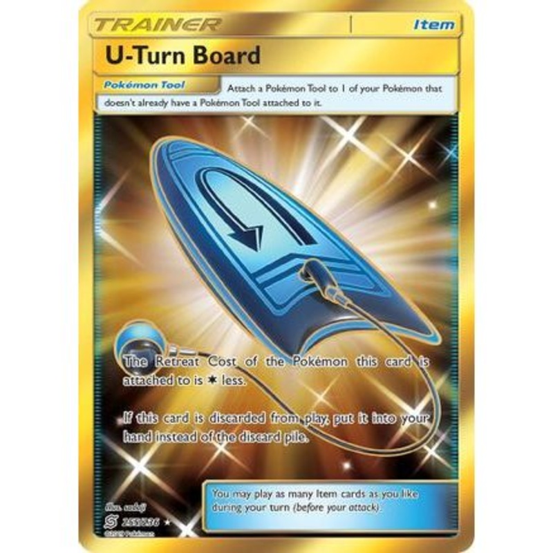 U-Turn Board (Secret) 255/236 - SM  Unified Minds Holofoil