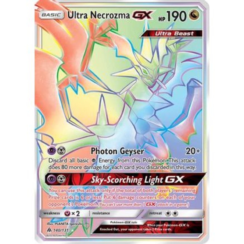 Ultra Necrozma GX (Secret) 140/131 - SM  Forbidden Light Holofoil