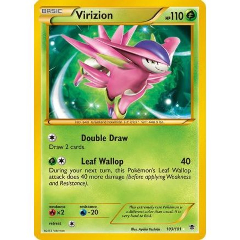 Virizion (Secret) 103/101 - Plasma Blast Holofoil