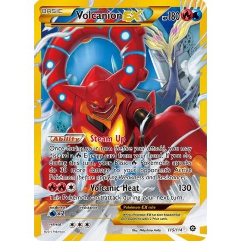 Volcanion EX (Secret) 115/114 - XY  Steam Siege Holofoil
