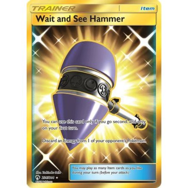 Wait and See Hammer (Secret) 236/214 - SM  Lost Thunder Holofoil