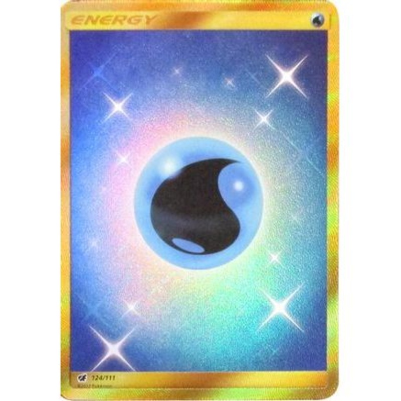 Water Energy (Secret) 124/111 - SM  Crimson Invasion Holofoil