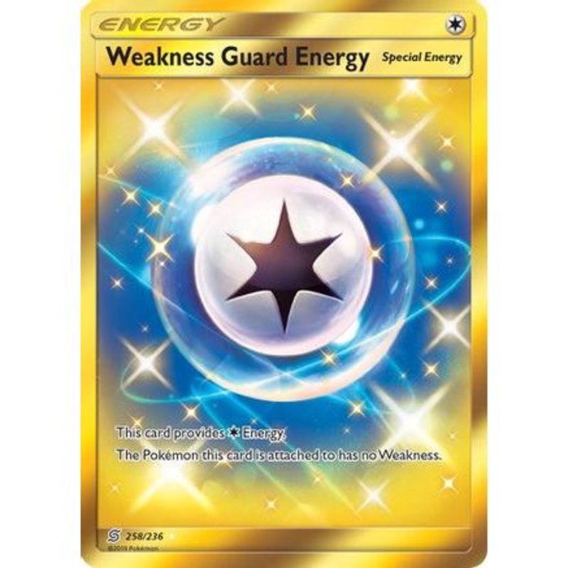Weakness Guard Energy (Secret) 258/236 - SM  Unified Minds Holofoil
