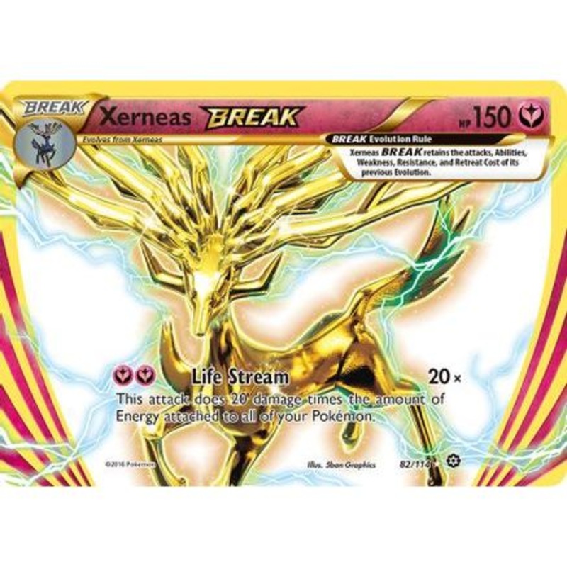 Xerneas BREAK 82/114 - XY  Steam Siege Holofoil