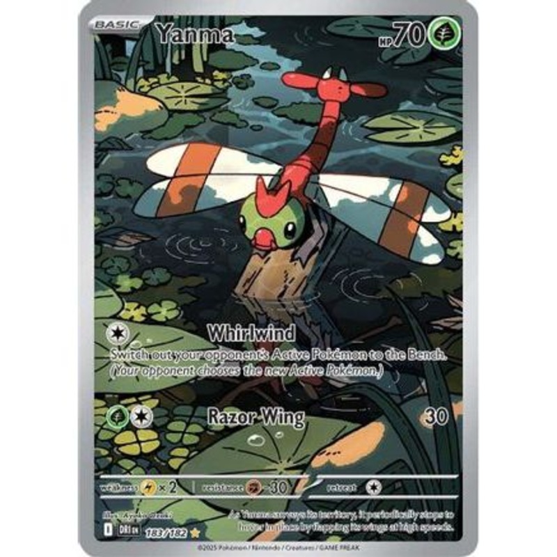 Yanma - 183/182 183 - SV10 Destined Rivals Holofoil