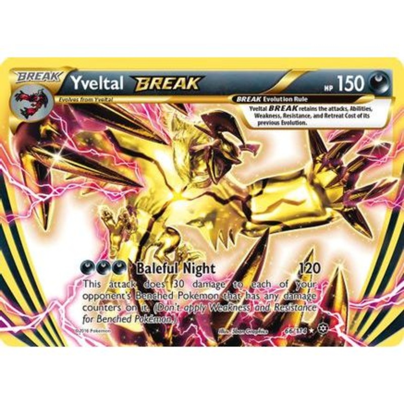 Yveltal BREAK 66/114 - XY  Steam Siege Holofoil
