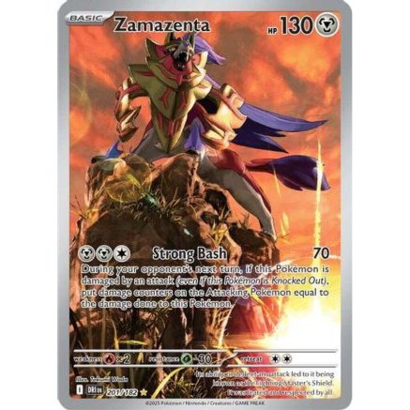 Zamazenta - 201/182 201 - SV10 Destined Rivals Holofoil