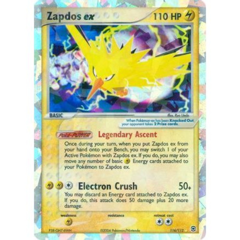 Zapdos ex 116/112 - FireRed & LeafGreen