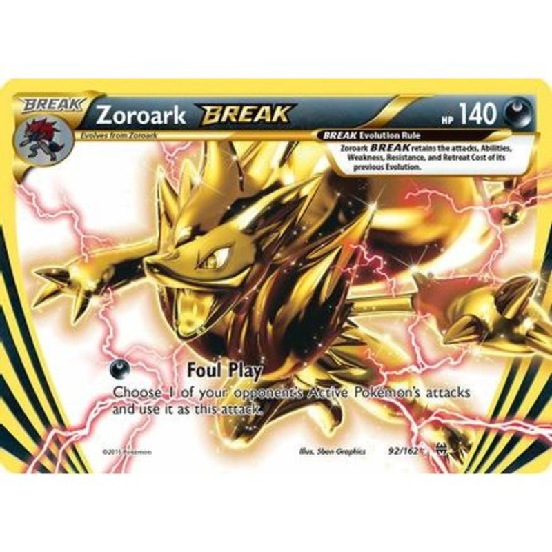 Zoroark BREAK 92/162 - XY  BREAKthrough Holofoil