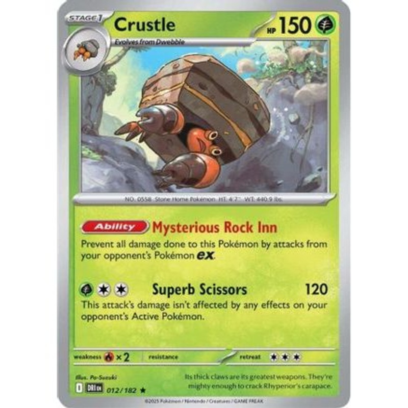 Crustle - 012/182 12 - SV10 Destined Rivals Reverse Holofoil