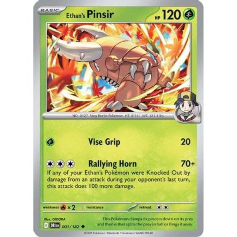Ethan's Pinsir 1 - SV10 Destined Rivals