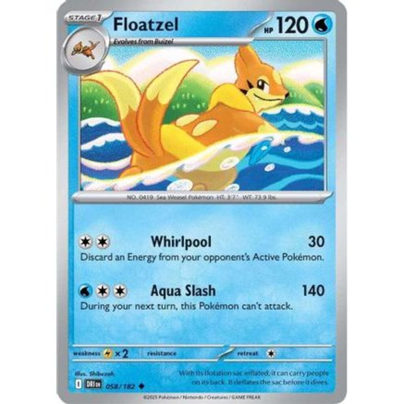 Floatzel 58 - SV10 Destined Rivals