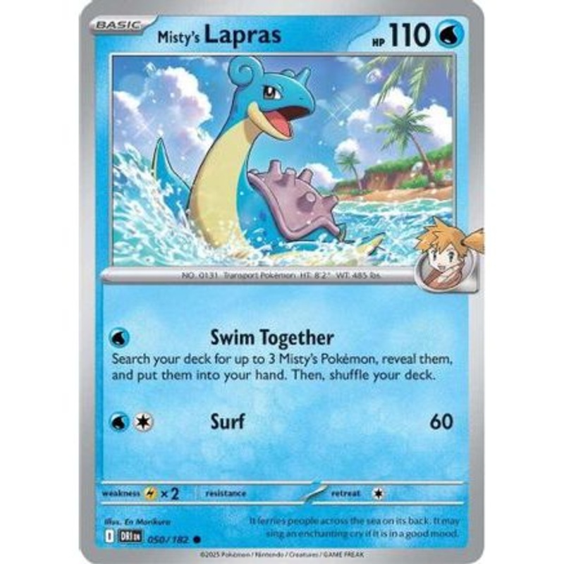 Misty's Lapras 50 - SV10 Destined Rivals