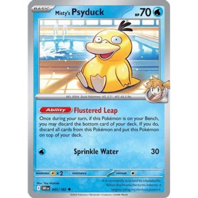 Misty's Psyduck 45 - SV10 Destined Rivals Reverse Holofoil