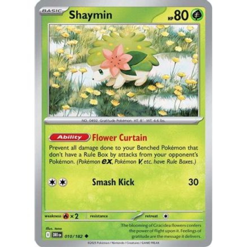 Shaymin - 010/182 10 - SV10 Destined Rivals Reverse Holofoil