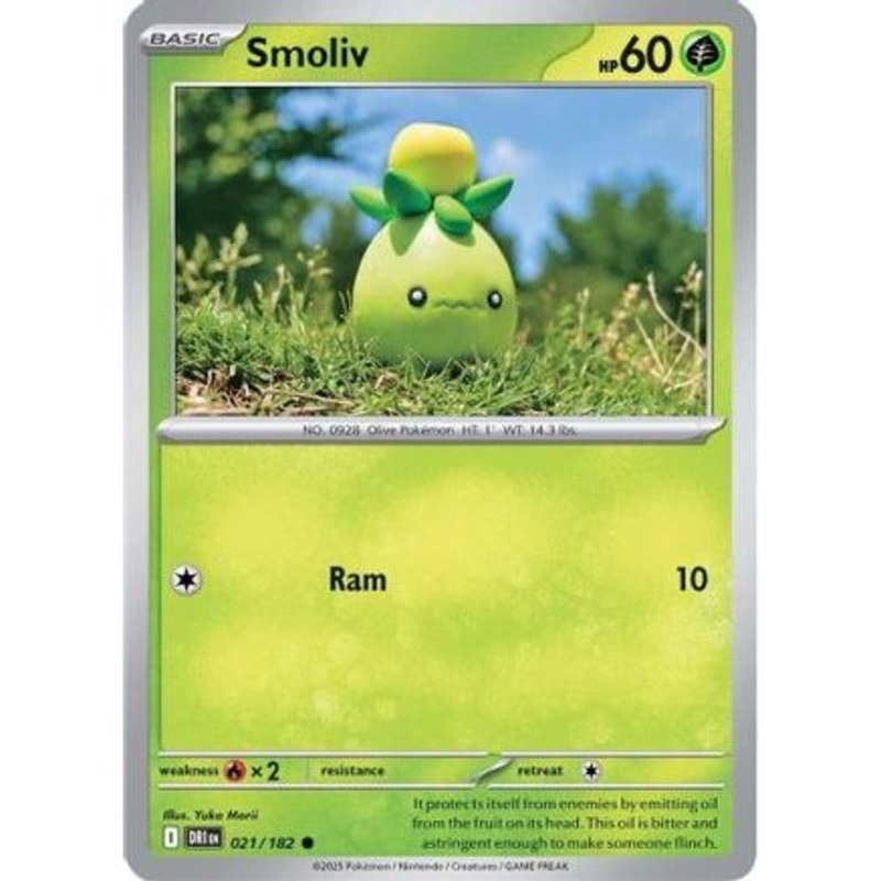 Smoliv 21 - SV10 Destined Rivals Reverse Holofoil