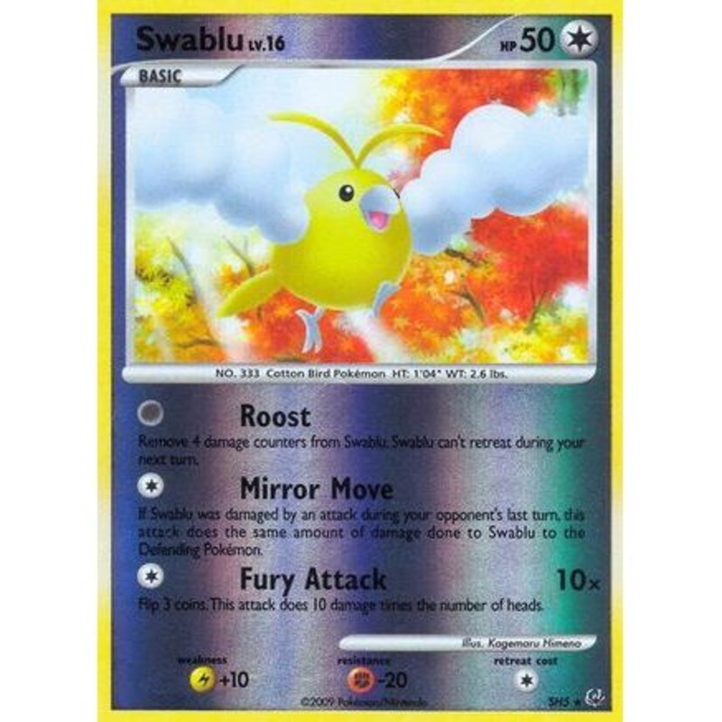 Swablu (Shiny) SH5/127 - Platinum Reverse Holofoil