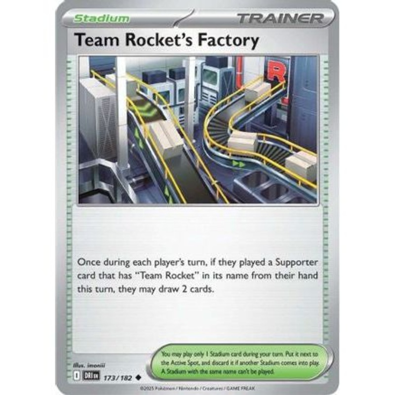 Team Rocket's Factory 173 - SV10 Destined Rivals Reverse Holofoil
