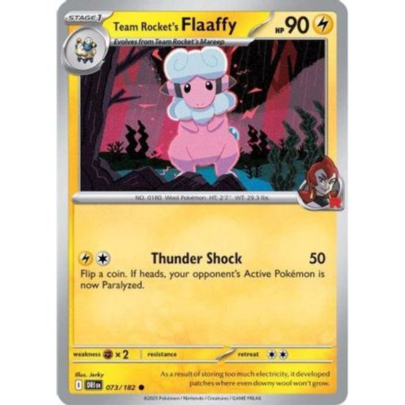 Team Rocket's Flaaffy 73 - SV10 Destined Rivals
