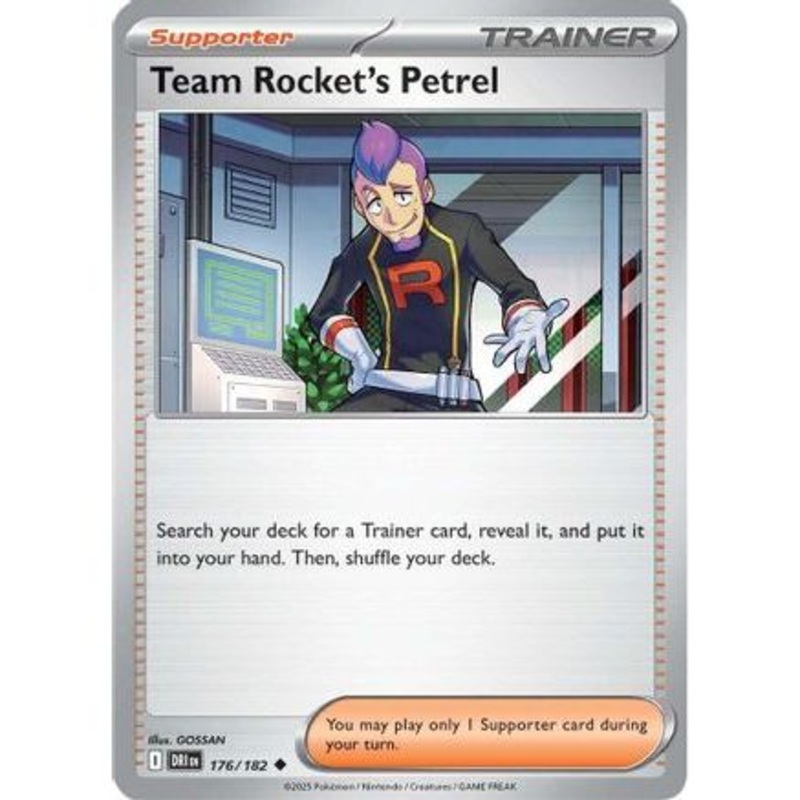 Team Rocket's Petrel - 176/182 176 - SV10 Destined Rivals Reverse Holofoil
