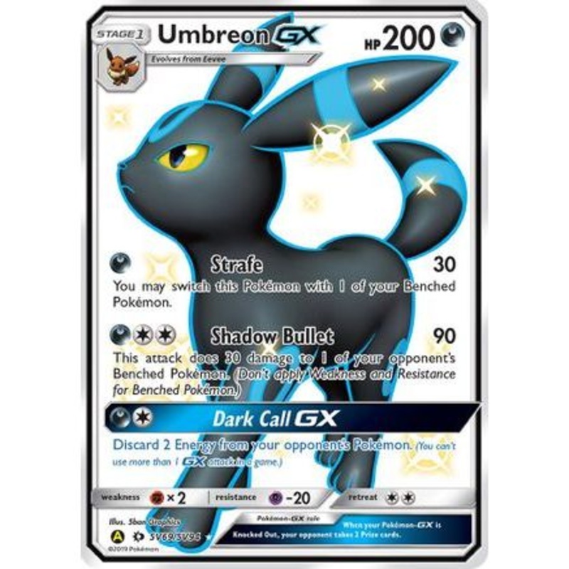 Umbreon GX SV69/94 - Hidden Fates Shiny Vault Holofoil