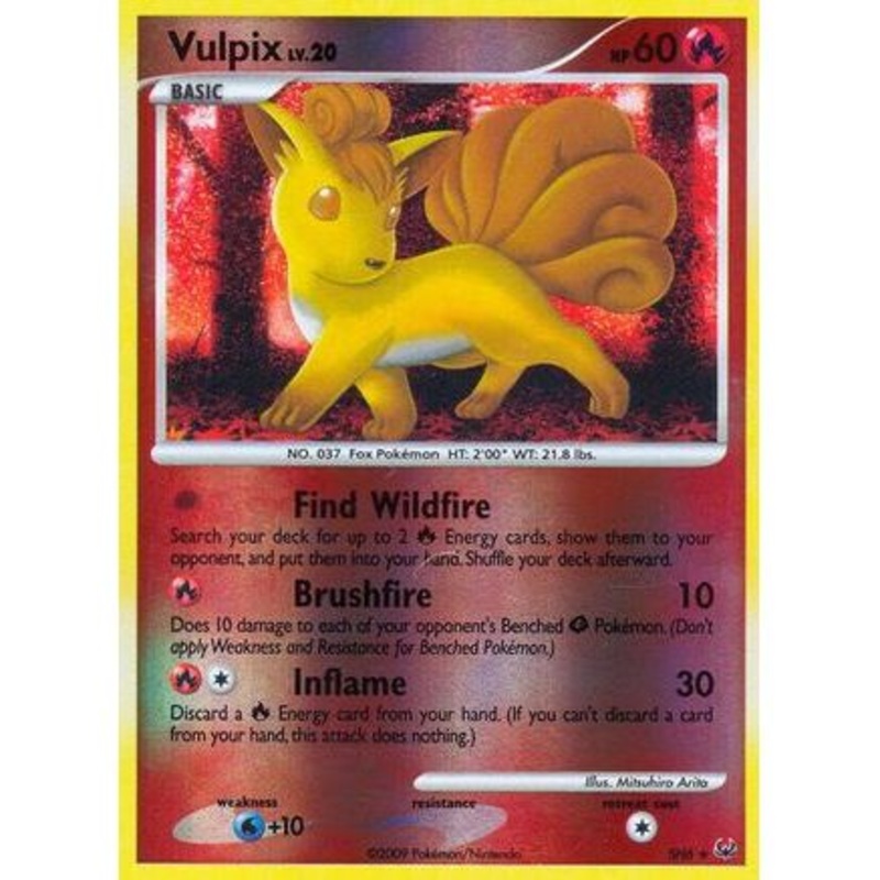 Vulpix (Shiny) SH6/127 - Platinum Reverse Holofoil