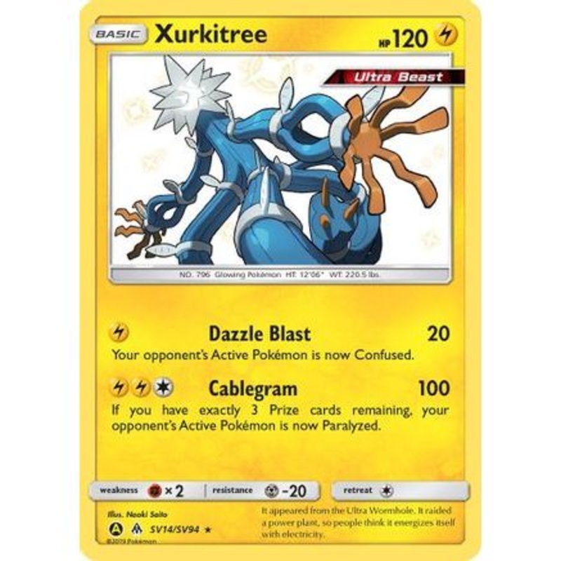 Xurkitree SV14/94 - Hidden Fates Shiny Vault Holofoil