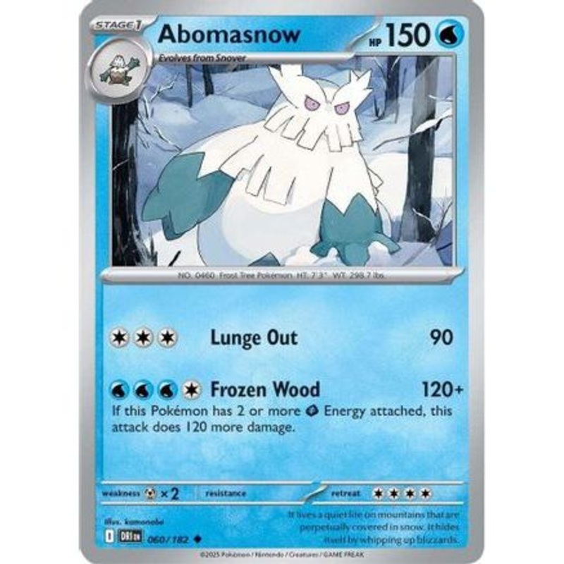 Abomasnow 60 - SV10 Destined Rivals