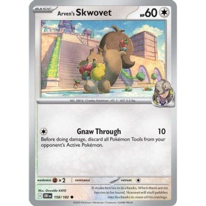 Arven's Skwovet 158 - SV10 Destined Rivals