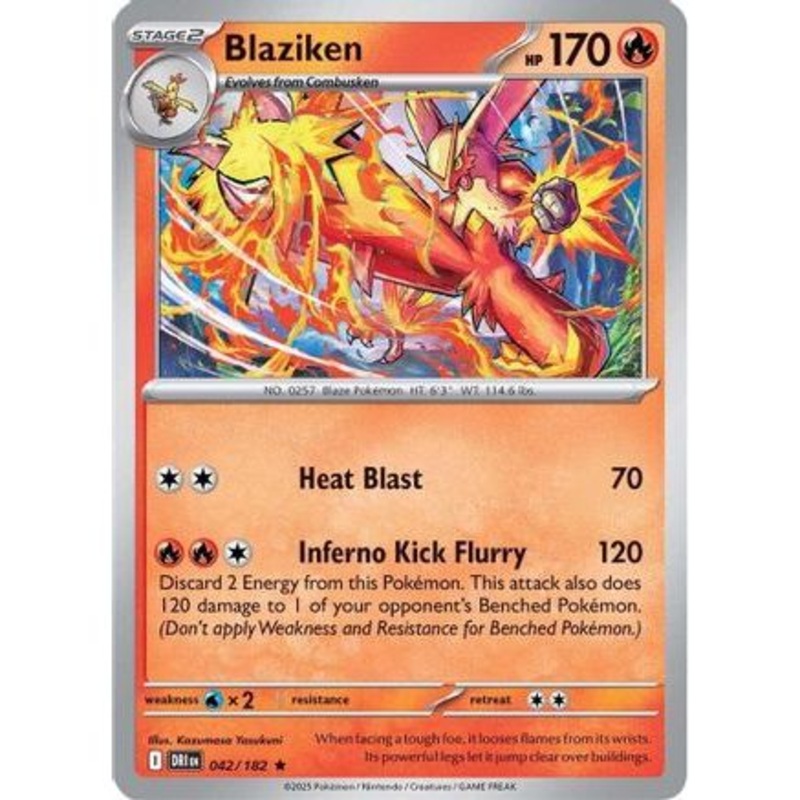 Blaziken - 042/182 42 - SV10 Destined Rivals Reverse Holofoil