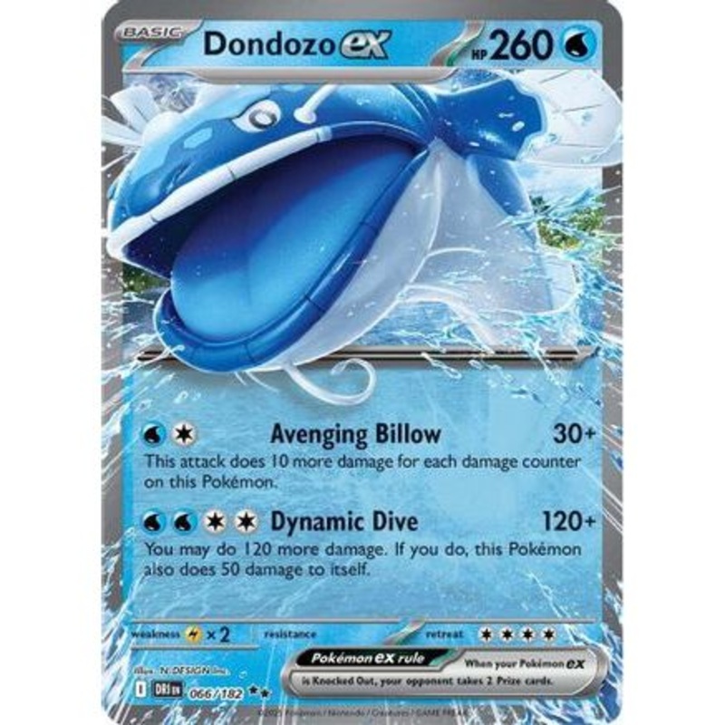 Dondozo ex - 066/182 66 - SV10 Destined Rivals Holofoil