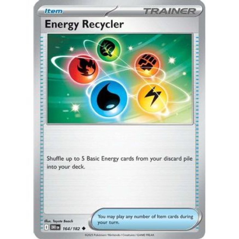Energy Recycler 164 - SV10 Destined Rivals Reverse Holofoil
