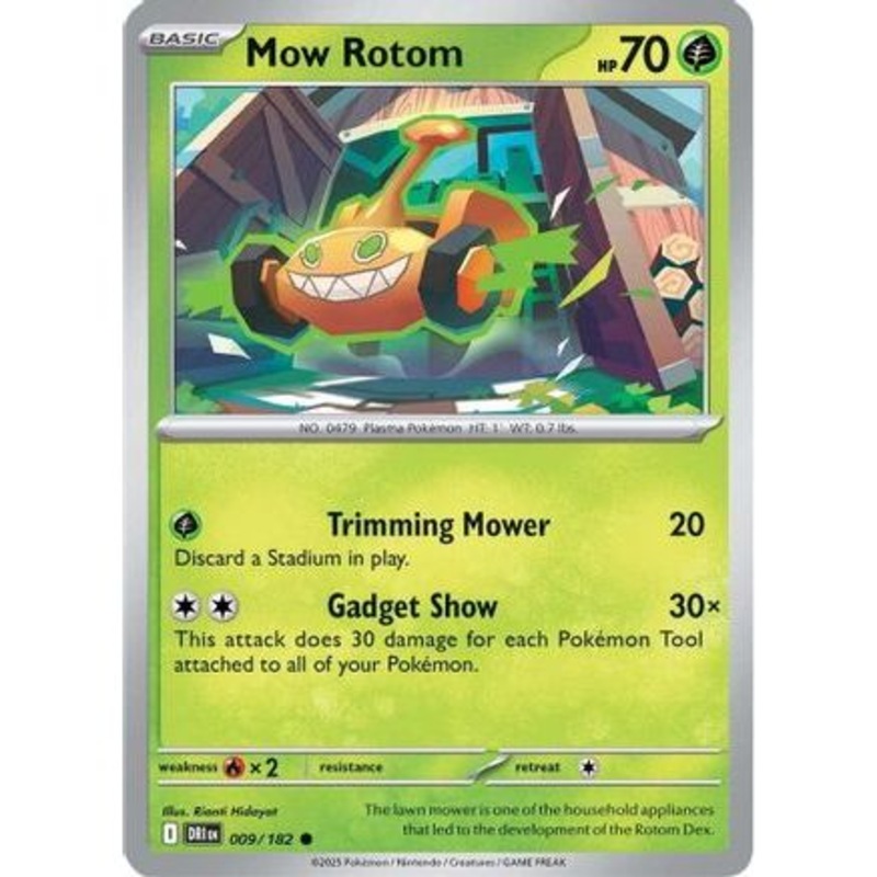 Mow Rotom 9 - SV10 Destined Rivals Reverse Holofoil