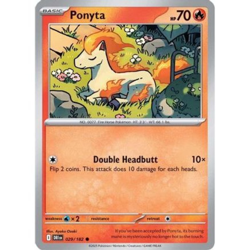 Ponyta 29 - SV10 Destined Rivals Reverse Holofoil