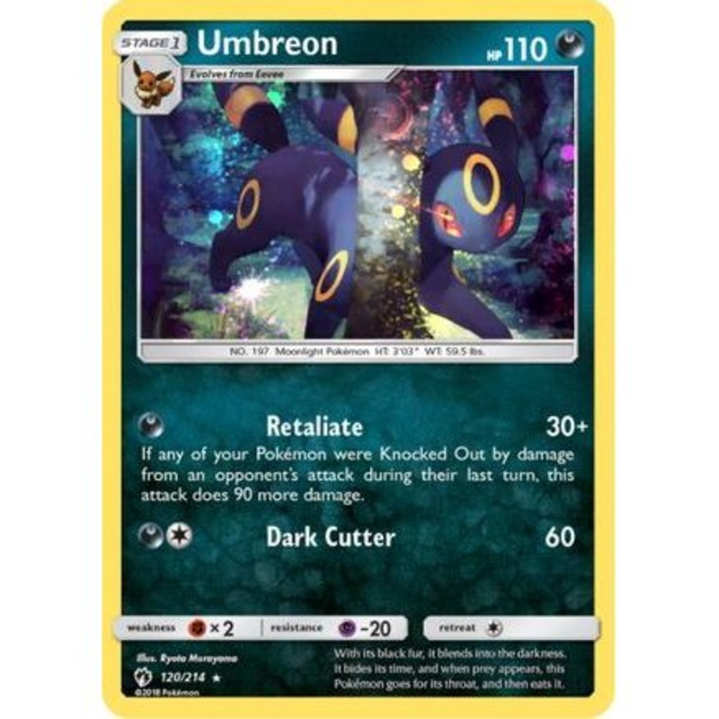 Umbreon - 120/214 (Cosmos Holo) 120 - Blister Exclusives Holofoil