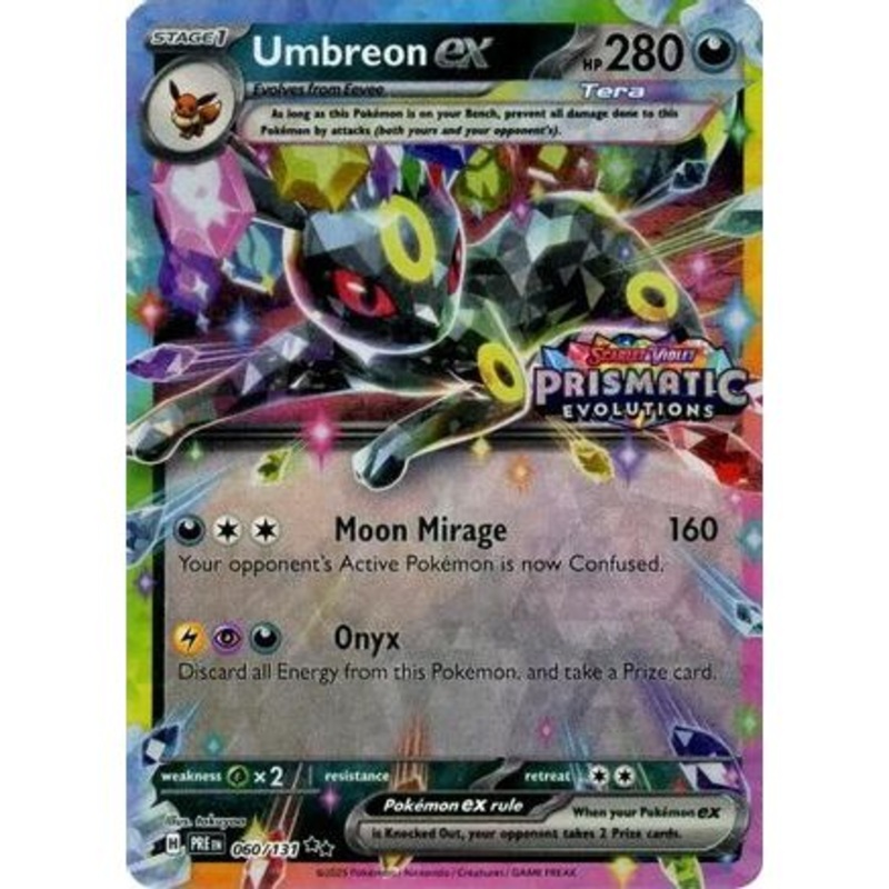 Umbreon ex - 060/131 (Prismatic Evolutions Stamp) 60 - Miscellaneous Cards & Products Holofoil